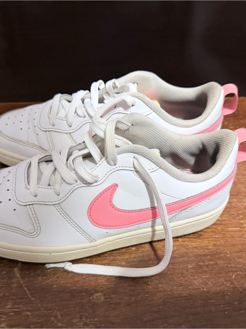 Nike Kids shoes white and pink